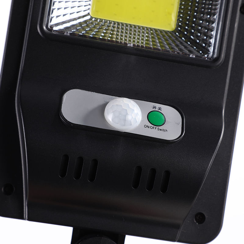 Casa si Gradina - Corpuri si surse de iluminat - Iluminat exterior - Lampi solare - Lampa solara stradala MRG M-6037, Panou solar, 100 LED Cob, Negru - Infinity.ro