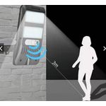 Casa si Gradina - Corpuri si surse de iluminat - Iluminat exterior - Lampi solare - Lampa solara MRG MJX228, 36 LED Cob, Panou solar, Senzor de miscare, Negru - Infinity.ro