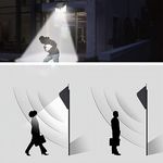 Casa si Gradina - Corpuri si surse de iluminat - Iluminat exterior - Lampi solare - Panou Led Solar MRG A-1828B, Incarcare solara, COB + SMD, Senzor miscare - Infinity.ro