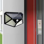 Casa si Gradina - Corpuri si surse de iluminat - Iluminat exterior - Lampi solare - Panou Led Solar MRG A-CL100, 100 LED-uri SMD, Senzor miscare, Incarcare solara - Infinity.ro