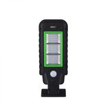 Casa si Gradina - Corpuri si surse de iluminat - Iluminat exterior - Lampi solare - Lampa solara stradala MRG A-HS-8011A, Panou solar, 60 LED, Negru - Infinity.ro