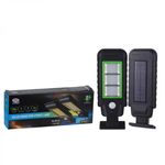 Casa si Gradina - Corpuri si surse de iluminat - Iluminat exterior - Lampi solare - Lampa solara stradala MRG A-HS-8011A, Panou solar, 60 LED, Negru - Infinity.ro