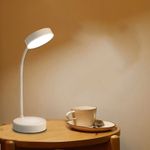 Casa si Gradina - Corpuri si surse de iluminat - Veioze si lampi - Lampi de veghe - Lampa LED Flexibila de Birou MRG M1631, Reincarcabila, Touch , Alba - Infinity.ro