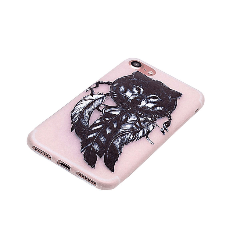 Laptop, Telefoane si Tablete - Telefoane mobile si accesorii - Accesorii Telefoane - Huse telefoane - Husa de protectie pentru iPhone 7, Design fosforescent - Infinity.ro