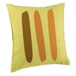Casa si Gradina - Textile si covoare - Perne si pilote - Perne decorative - Perna Decorativa, Model Abstracta 13, 40x40 cm, Verde, Husa Detasabila, Burduf - Infinity.ro