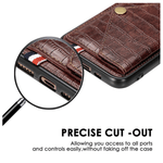 Laptop, Telefoane si Tablete - Telefoane mobile si accesorii - Accesorii Telefoane - Huse telefoane - Husa de protectie din piele cu buzunar pentru card, pentru iPhone XS, Maro - Infinity.ro