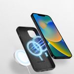 Laptop, Telefoane si Tablete - Telefoane mobile si accesorii - Accesorii Telefoane - Huse telefoane - Husa de protectie din Piele Ecologica pentru iPhone 14 Plus, in culoarea Negr - Infinity.ro