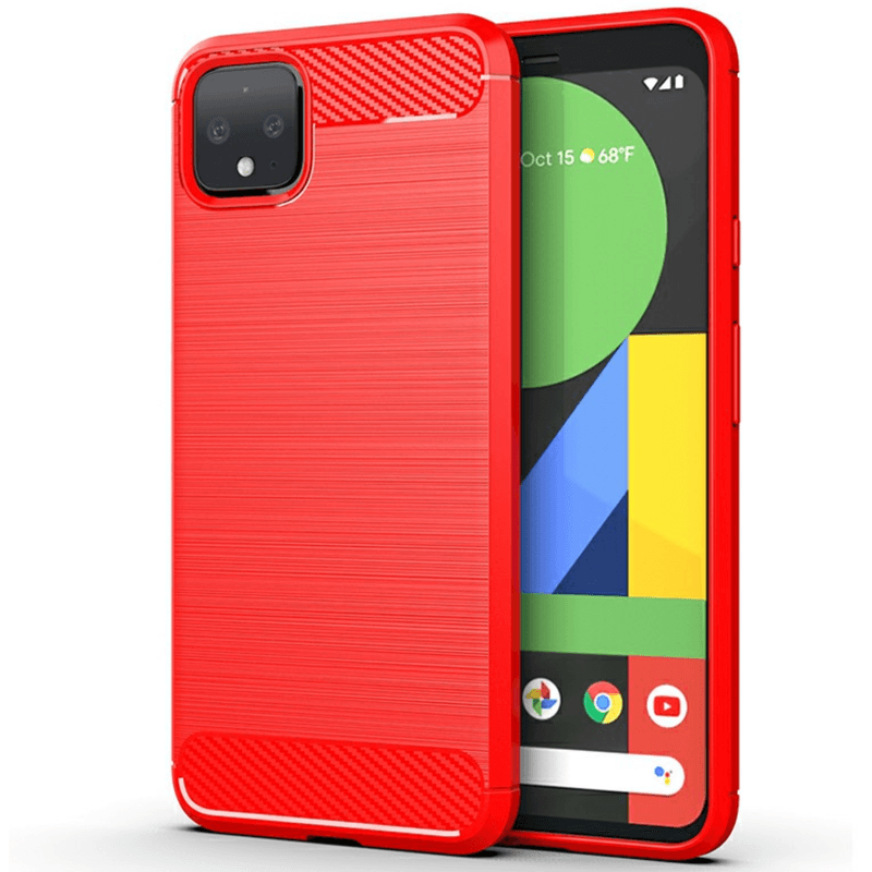 Laptop, Telefoane si Tablete - Telefoane mobile si accesorii - Accesorii Telefoane - Huse telefoane - Husa de protectie pentru Google Pixel 4 XL, Rosu - Infinity.ro