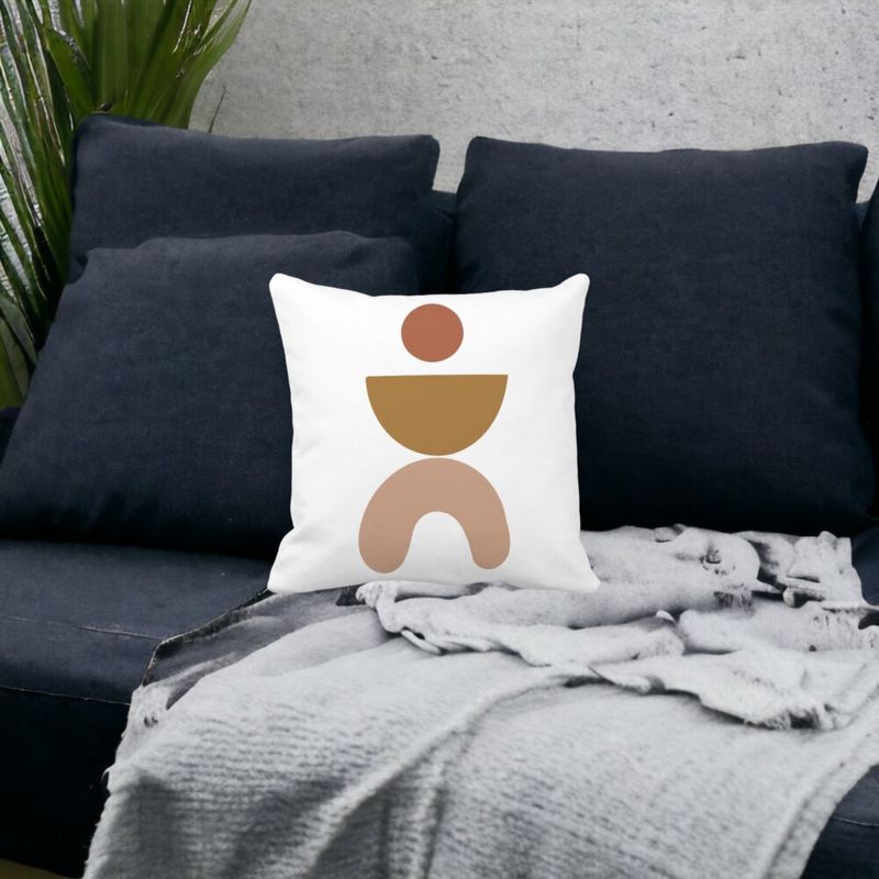 Casa si Gradina - Textile si covoare - Perne si pilote - Perne decorative - Perna Decorativa Model Abstract Creativ 7,40x40 cm, Alb mat, Husa Detasabila, Burduf - Infinity.ro