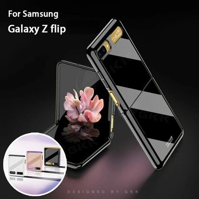 Laptop, Telefoane si Tablete - Telefoane mobile si accesorii - Accesorii Telefoane - Huse telefoane - Husa de protectie Full Cover Phantom 360, pentru Samsung Galaxy Z Flip, Negru Transparent - Infinity.ro