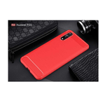 Laptop, Telefoane si Tablete - Telefoane mobile si accesorii - Accesorii Telefoane - Huse telefoane - Husa de protectie spate din silicon cu insertii de carbon, pentru Huawei P20, Rosu - Infinity.ro