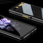 Laptop, Telefoane si Tablete - Telefoane mobile si accesorii - Accesorii Telefoane - Huse telefoane - Husa de protectie Full Cover Phantom 360, pentru Samsung Galaxy Z Flip, Negru Transparent - Infinity.ro
