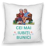 Casa si Gradina - Textile si covoare - Perne si pilote - Perne decorative - Perna Decorativa Fluffy, pentru Bunici 9, 40x40 cm, Alb, Husa Detasabila, Burduf - Infinity.ro