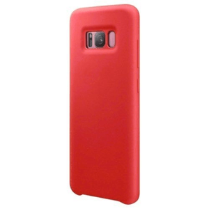 Husa de protectie spate din silicon moale, bumper ultrasubtire, compatibila cu Samsung Galaxy S8 +/S8 Plus Red