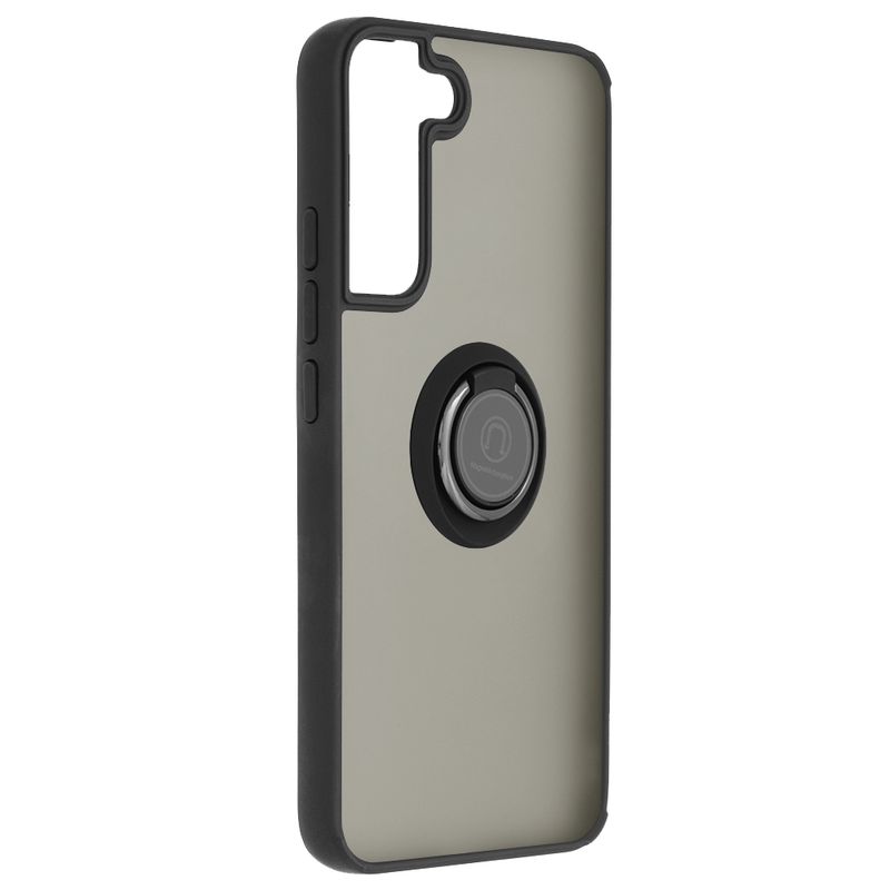 Laptop, Telefoane si Tablete - Telefoane mobile si accesorii - Accesorii Telefoane - Huse telefoane - Husa de protectie cu inel magnetic, pentru Samsung Galaxy S22 Plus, Negru - Infinity.ro