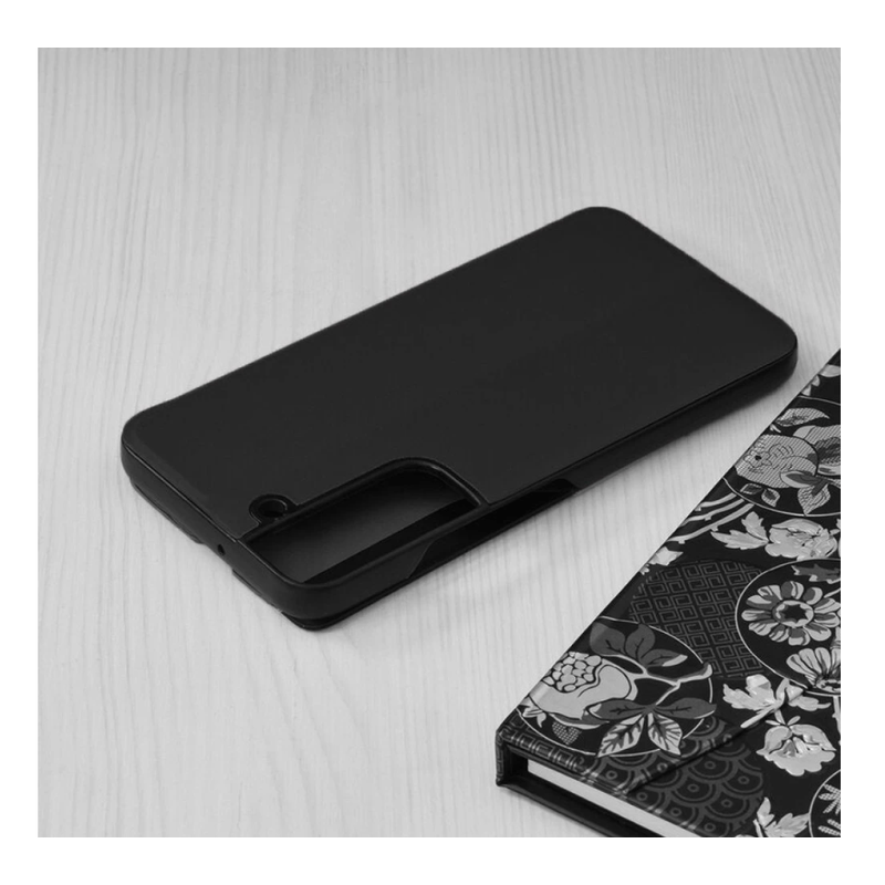 Laptop, Telefoane si Tablete - Telefoane mobile si accesorii - Accesorii Telefoane - Huse telefoane - Flip Cover Clear View pentru Samsung Galaxy S22 Plus/ S22+, culoare Negru - Infinity.ro