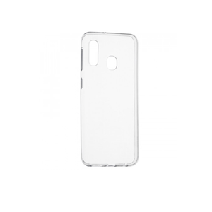 Husa transparenta cu bumper si capac de protectie pentru Samsung Galaxy A20