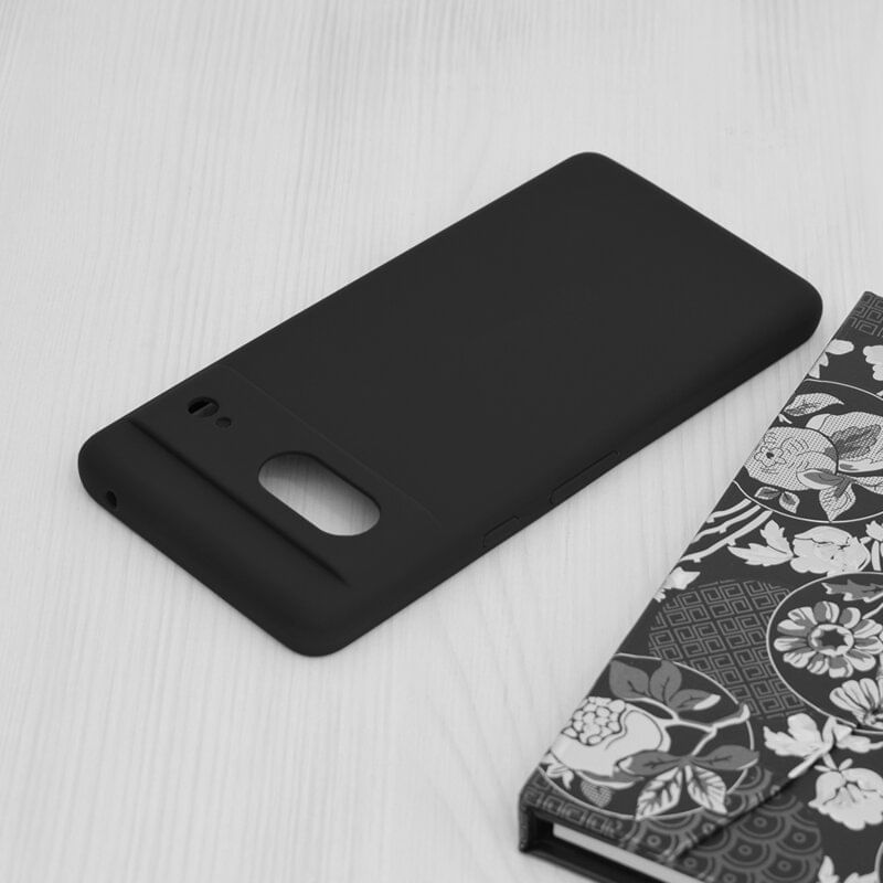 Laptop, Telefoane si Tablete - Telefoane mobile si accesorii - Accesorii Telefoane - Huse telefoane - Husa de protectie din silicon, pentru Google Pixel 7, Negru - Infinity.ro