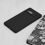 Laptop, Telefoane si Tablete - Telefoane mobile si accesorii - Accesorii Telefoane - Huse telefoane - Husa de protectie din silicon, pentru Google Pixel 7, Negru - Infinity.ro