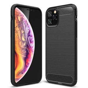 Husa de protectie din TPU carbon, pentru iPhone 12 Min, Negru