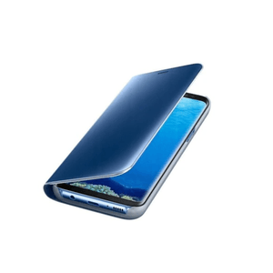 Husa de protectie Clear View, pentru Samsung Galaxy S22, Albastru