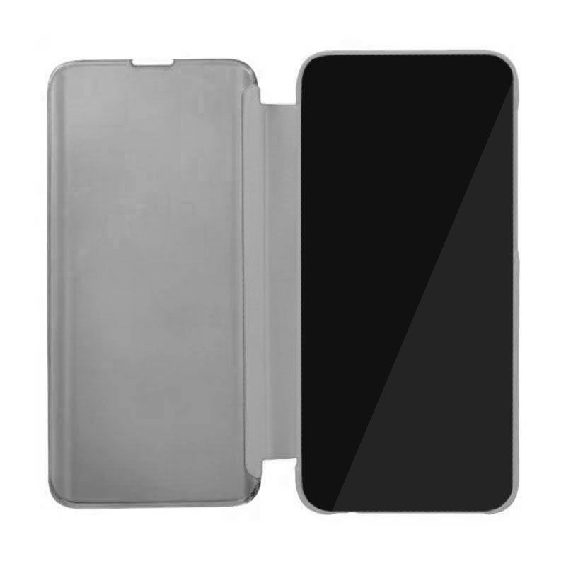 Laptop, Telefoane si Tablete - Telefoane mobile si accesorii - Accesorii Telefoane - Huse telefoane - Husa flip cover Clear View pentru Samsung Galaxy S9 - Stilata protectie in nuante de argin - Infinity.ro