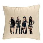 Casa si Gradina - Textile si covoare - Perne si pilote - Perne decorative - Perna Decorativa BlackPink, 4, 40x40 cm, Bej, Husa Detasabila, Burduf - Infinity.ro