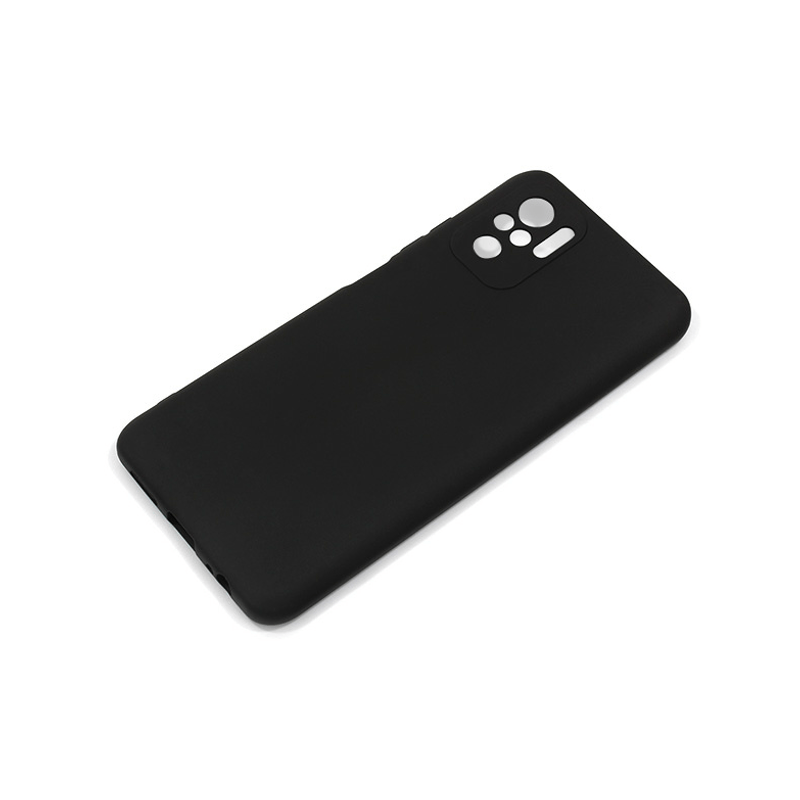 Laptop, Telefoane si Tablete - Telefoane mobile si accesorii - Accesorii Telefoane - Huse telefoane - Husa flexibila neagra pentru Xiaomi Redmi Note 10 cu protectie pentru camera - Infinity.ro