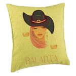 Casa si Gradina - Textile si covoare - Perne si pilote - Perne decorative - Perna Decorativa, Model Zodia Balanta, 40x40 cm, Verde, Husa Detasabila, Burduf - Infinity.ro