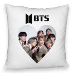 Casa si Gradina - Textile si covoare - Perne si pilote - Perne decorative - Perna Decorativa Fluffy BTS Army 4, 40x40 cm, Husa Detasabila, Burduf - Infinity.ro