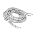 Fashion, accesorii si bijuterii - Femei - Incaltaminte femei - Accesorii incaltaminte - Sireturi rotunde reflectorizante Crisalida, lungime 130 cm, Alb - Infinity.ro