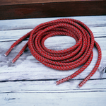 Fashion, accesorii si bijuterii - Femei - Incaltaminte femei - Accesorii incaltaminte - Sireturi rotunde reflectorizante Crisalida, lungime 130 cm, Rosu - Infinity.ro