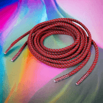 Fashion, accesorii si bijuterii - Femei - Incaltaminte femei - Accesorii incaltaminte - Sireturi rotunde reflectorizante Crisalida, lungime 130 cm, Rosu - Infinity.ro