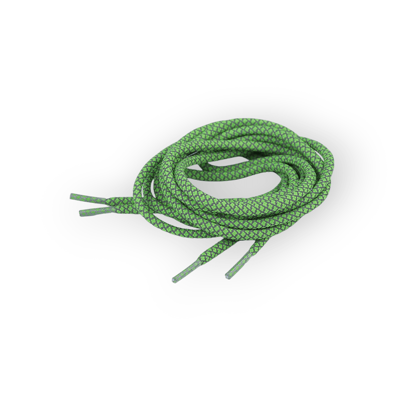 Fashion, accesorii si bijuterii - Femei - Incaltaminte femei - Accesorii incaltaminte - Sireturi rotunde reflectorizante Crisalida, lungime 130 cm, Verde deschis - Infinity.ro