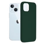 Laptop, Telefoane si Tablete - Telefoane mobile si accesorii - Accesorii Telefoane - Huse telefoane - Husa de protectie din silicon pentru iPhone 13 Pro, Verde inchis - Un scut elegant pentru noul tau iPhone - Infinity.ro