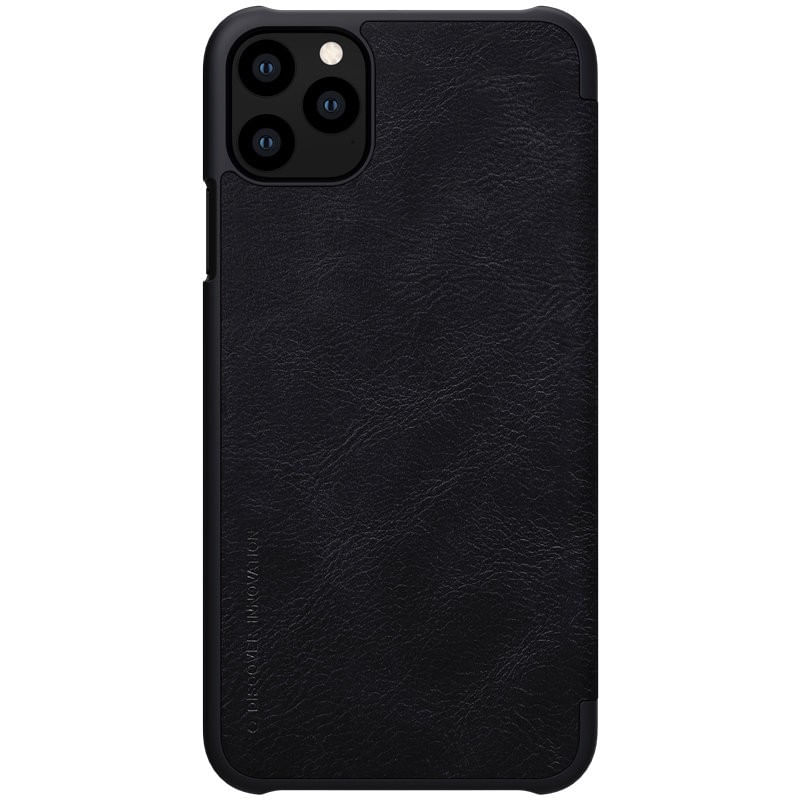 Laptop, Telefoane si Tablete - Telefoane mobile si accesorii - Accesorii Telefoane - Huse telefoane - Husa flip cover pentru iPhone 13 cu protectie pentru camera, confectionata din piele, in culoarea negr - Infinity.ro