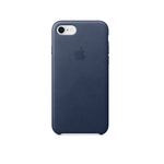 Laptop, Telefoane si Tablete - Telefoane mobile si accesorii - Accesorii Telefoane - Huse telefoane - Husa de protectie Apple Leather Case, pentru iPhone 7Plus si iPhone 8Plus, Bleumarin - Infinity.ro