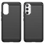 Laptop, Telefoane si Tablete - Telefoane mobile si accesorii - Accesorii Telefoane - Huse telefoane - Husa de protectie din silicon flexibil pentru Samsung Galaxy A34 5G, finisaj in carbon, culoare negr - Infinity.ro