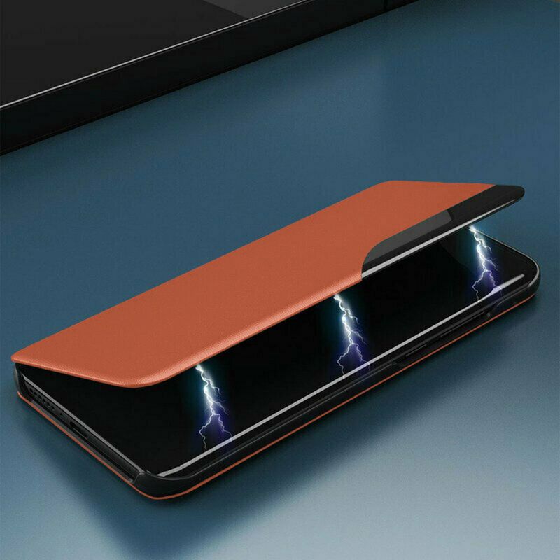 Laptop, Telefoane si Tablete - Telefoane mobile si accesorii - Accesorii Telefoane - Huse telefoane - Husa eFlip Portocalie pentru iPhone 14 Pro Max - Stil si Siguranta intr-un Singur Produ - Infinity.ro