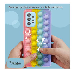 Husa PoP IT pentru Samsung Galaxy A32 5G, Efect de Relaxare, in Diverse Culori