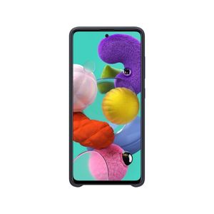 Husa de protectie spate din silicon soft pentru Samsung Galaxy A51 - Bumper ultraslim, culoare neagra