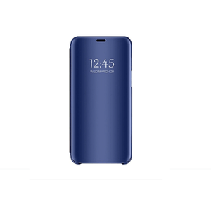 Husa Clear View Albastra pentru Motorola Moto G9 / G9 Play / E7 Plus - Un stil sofisticat si o vizualizare clara
