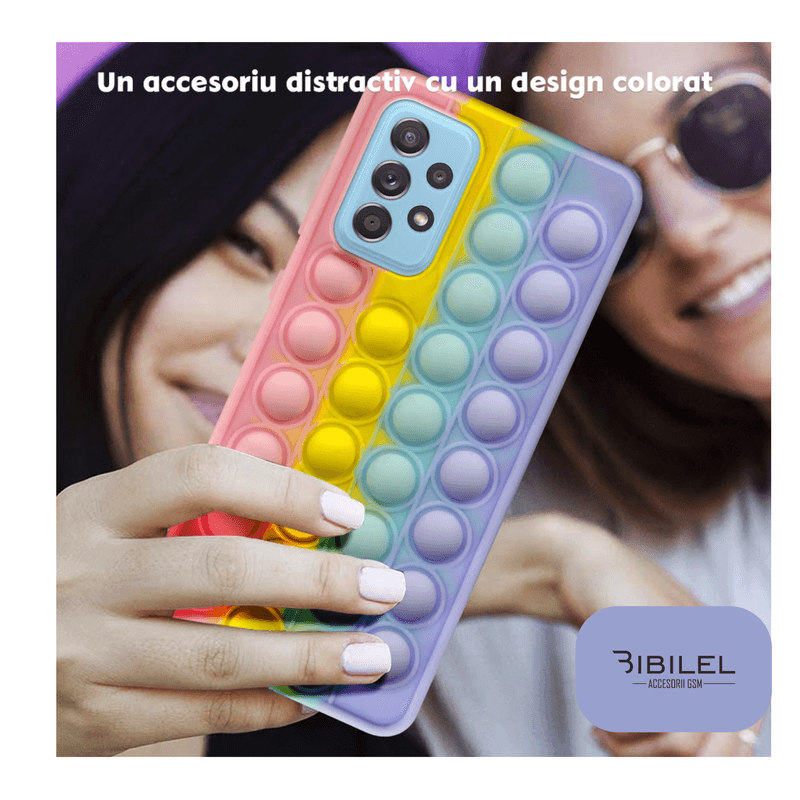 Laptop, Telefoane si Tablete - Telefoane mobile si accesorii - Accesorii Telefoane - Huse telefoane - Husa PoP IT pentru Samsung Galaxy A32 5G, Efect de Relaxare, in Diverse Culori - Infinity.ro