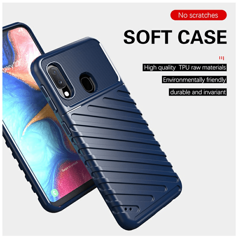 Laptop, Telefoane si Tablete - Telefoane mobile si accesorii - Accesorii Telefoane - Huse telefoane - Husa Hardcase Bleumarin pentru Samsung Galaxy A20e - Protectie Spate si Bumper - Infinity.ro