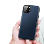 Laptop, Telefoane si Tablete - Telefoane mobile si accesorii - Accesorii Telefoane - Huse telefoane - Husa pentru iPhone 14 Max, Carbon Design, Albastru - Stil si siguranta superioare pentru noul tau iPhone 14 Max! - Infinity.ro