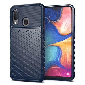 Husa Hardcase Bleumarin pentru Samsung Galaxy A20e - Protectie Spate si Bumper