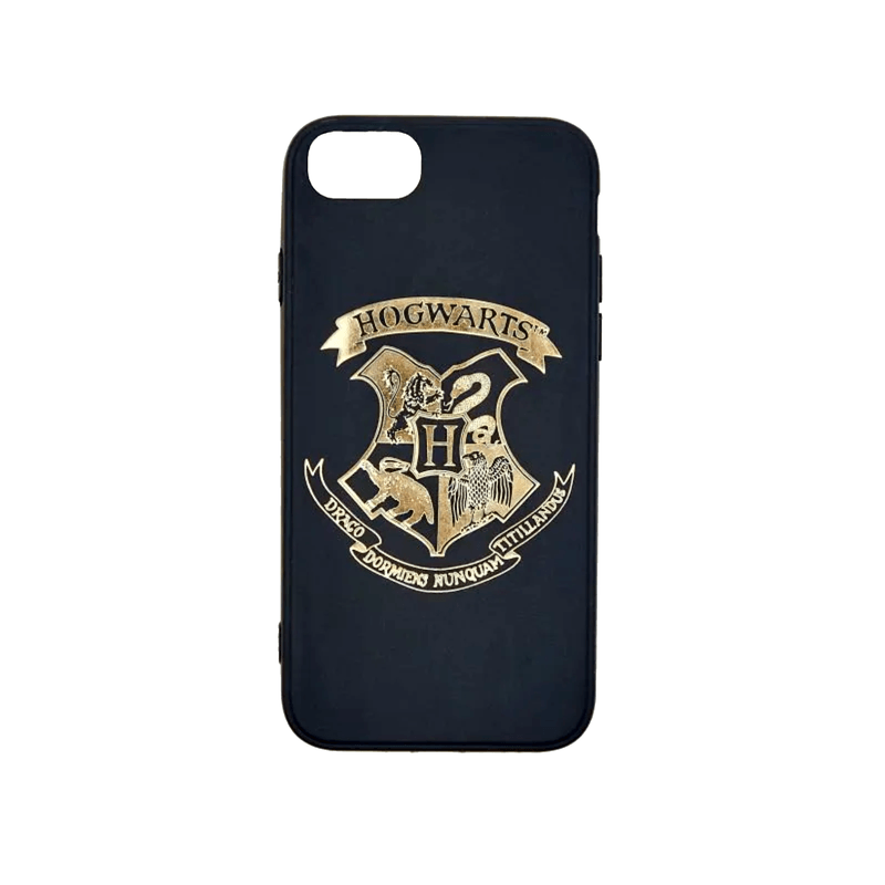Laptop, Telefoane si Tablete - Telefoane mobile si accesorii - Accesorii Telefoane - Huse telefoane - Husa de protectie model Hogwarts pentru iPhone 6, 6s, 7, 8, SE 2020, Negru - Infinity.ro