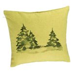 Casa si Gradina - Textile si covoare - Perne si pilote - Perne decorative - Perna Decorativa cu tematica de Craciun, 7, 40x40 cm, Verde, Husa Detasabila, Burduf - Infinity.ro