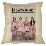 Casa si Gradina - Textile si covoare - Perne si pilote - Perne decorative - Perna Decorativa BlackPink, Model 4, 40x40 cm, Husa Detasabila, Burduf - Infinity.ro