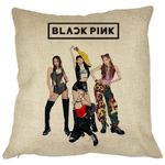 Casa si Gradina - Textile si covoare - Perne si pilote - Perne decorative - Perna Decorativa BlackPink, Model 3, 40x40 cm, Husa Detasabila, Burduf - Infinity.ro